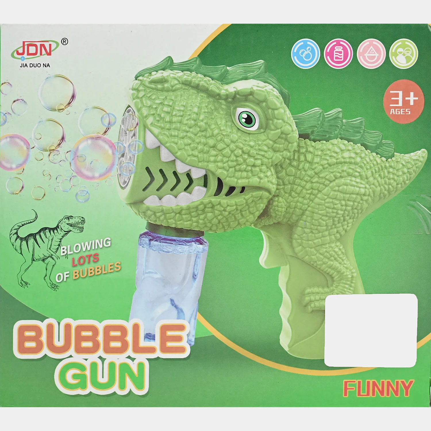 Electric Dino Bubble Blaster for Kids - Image 5