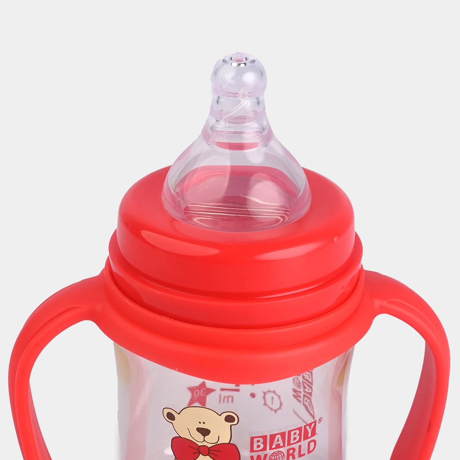 Wide Neck Bottle with Handle 120Ml | 2007 Red - Image 3