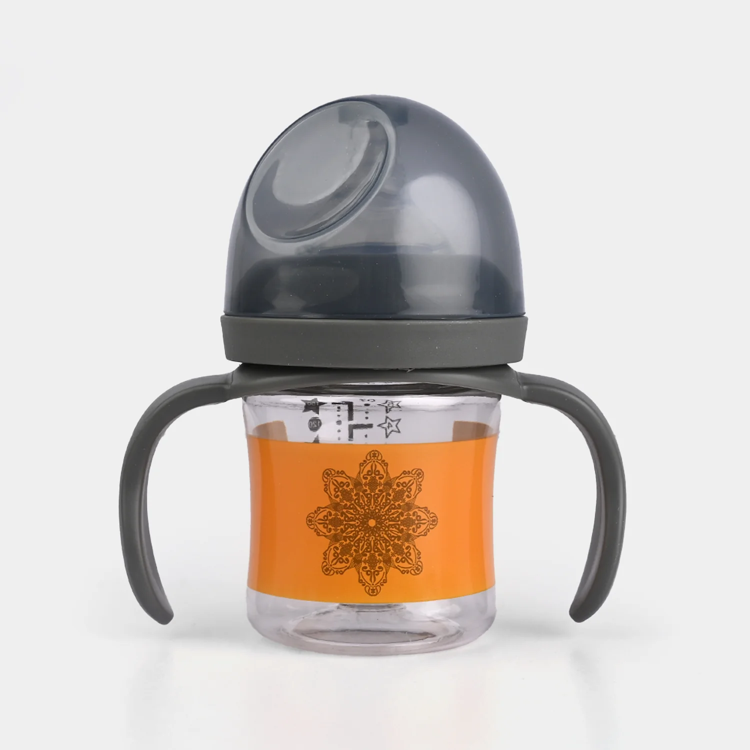 Wide Neck Feeder Bottle with Handle 5Oz 2041 Grey