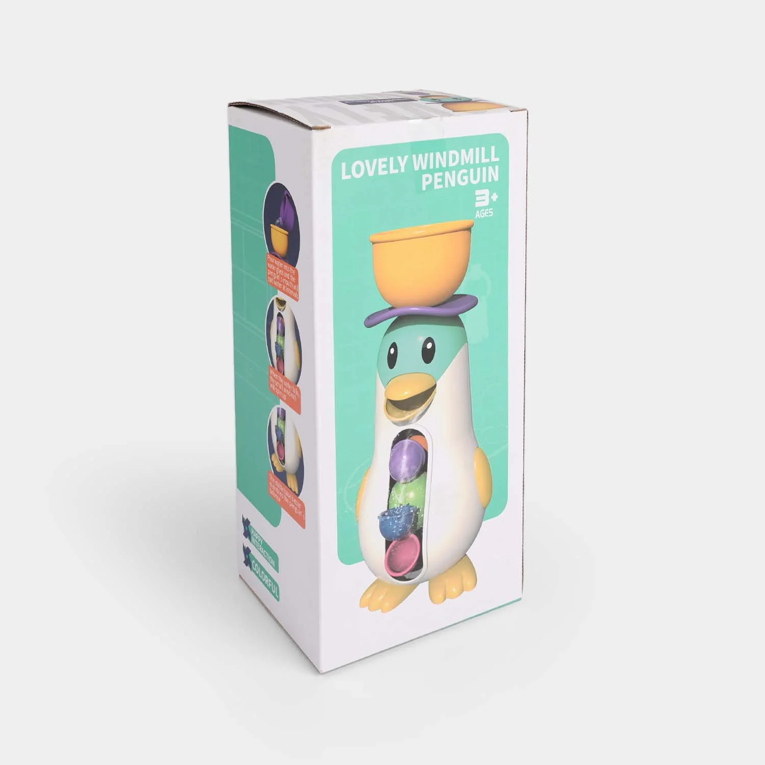 Lovely Windmill Penguin Bath Toy - Image 3