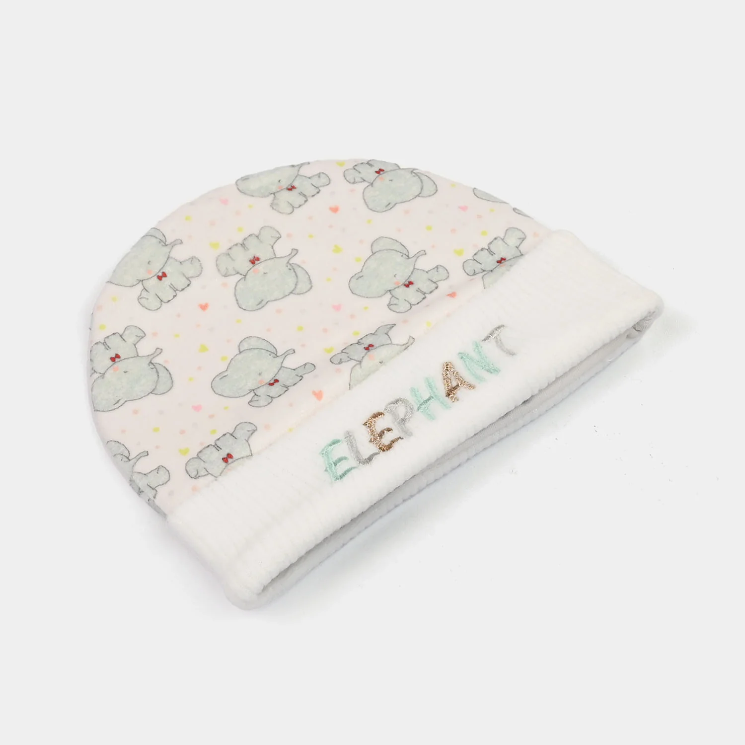 Baby Cap/Hat Velvet Printed - Image 2