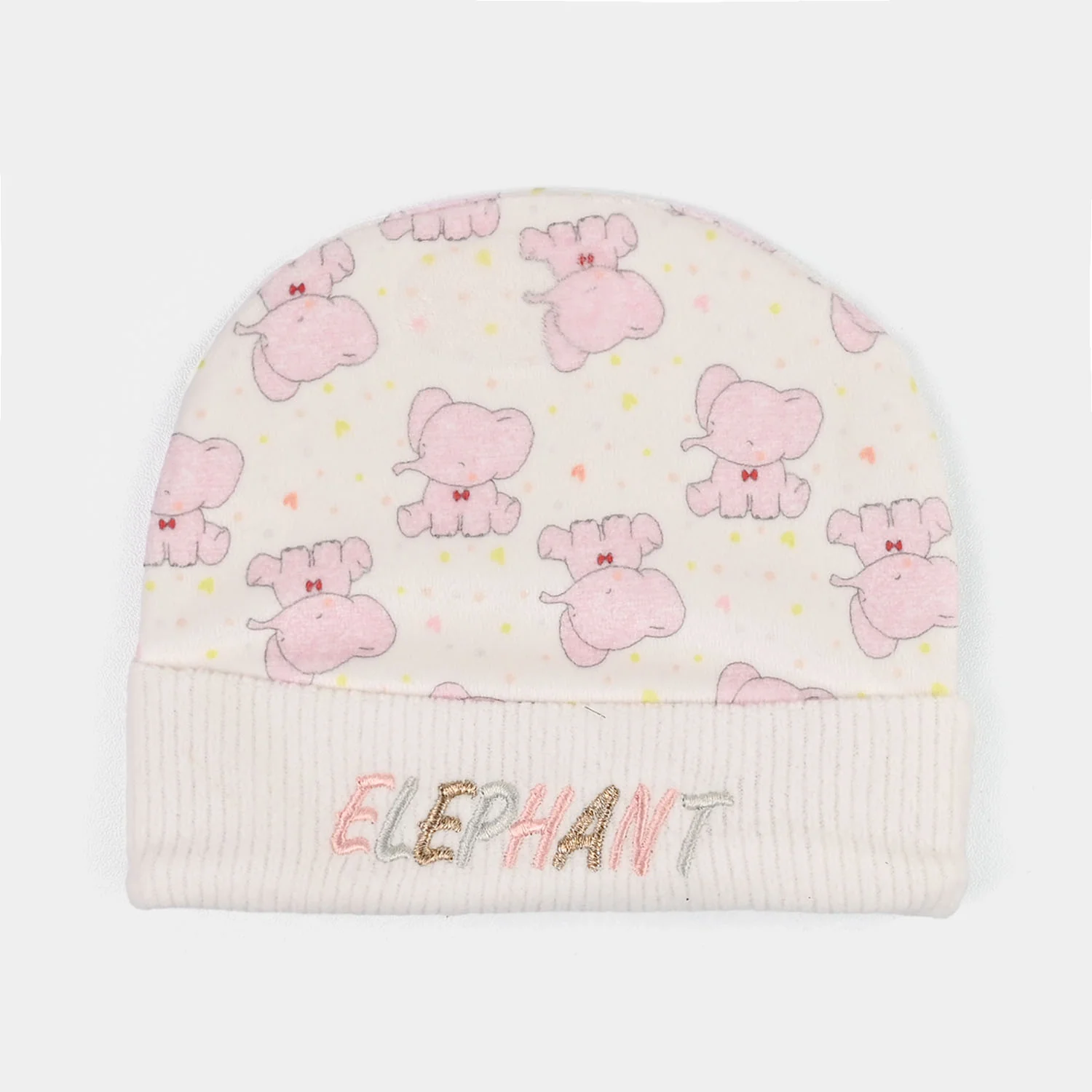 Baby Cap/Hat Velvet Printed