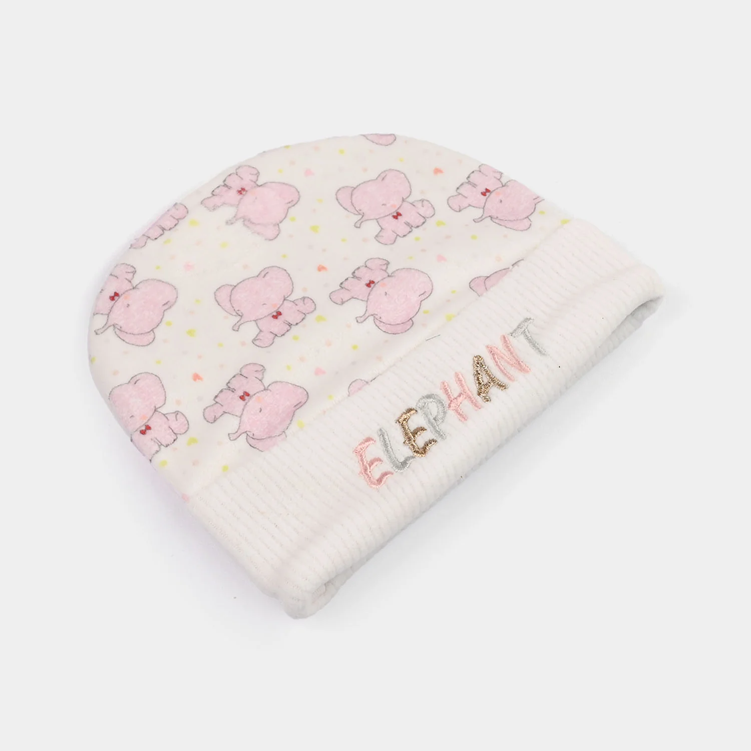 Baby Cap/Hat Velvet Printed - Image 2