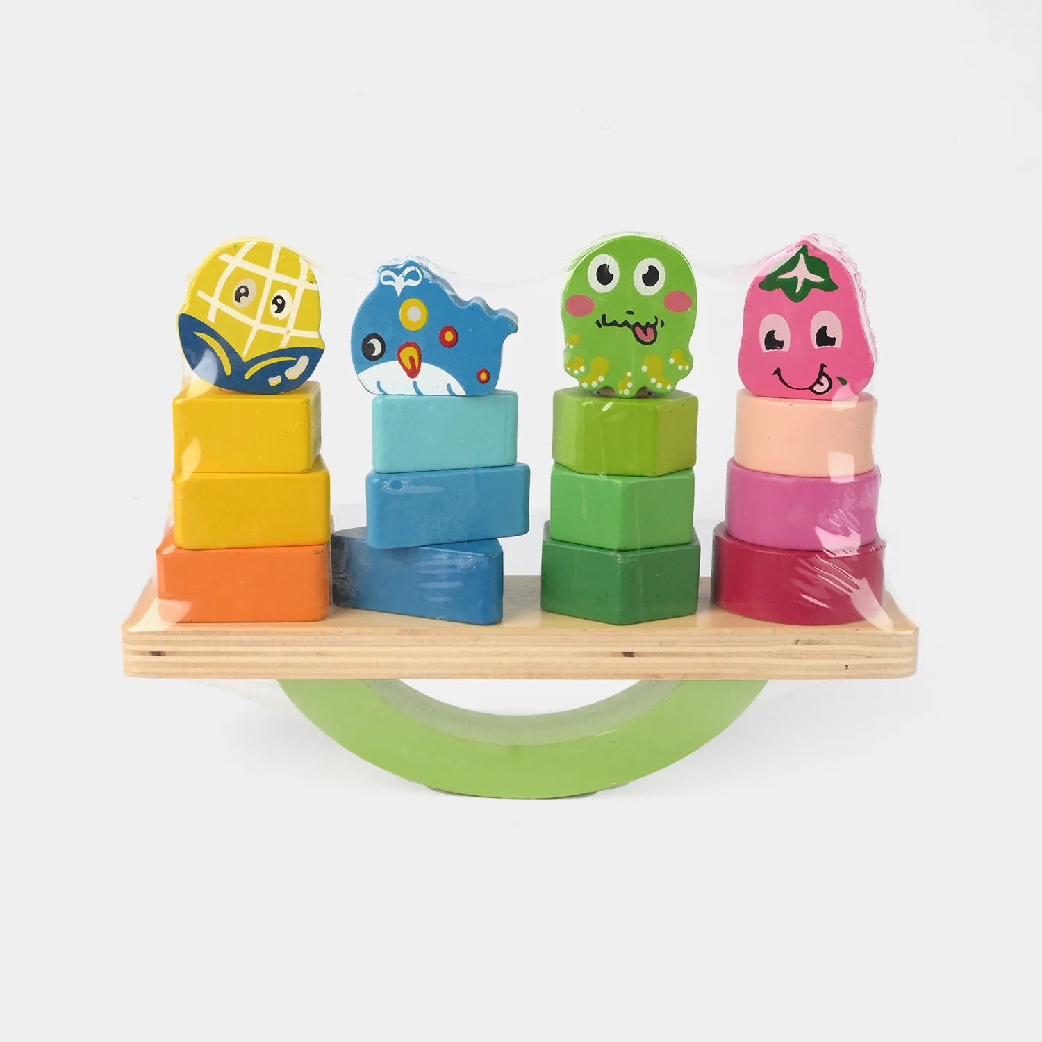 Wooden Balancing Toy & Sort Color Game - Image 2