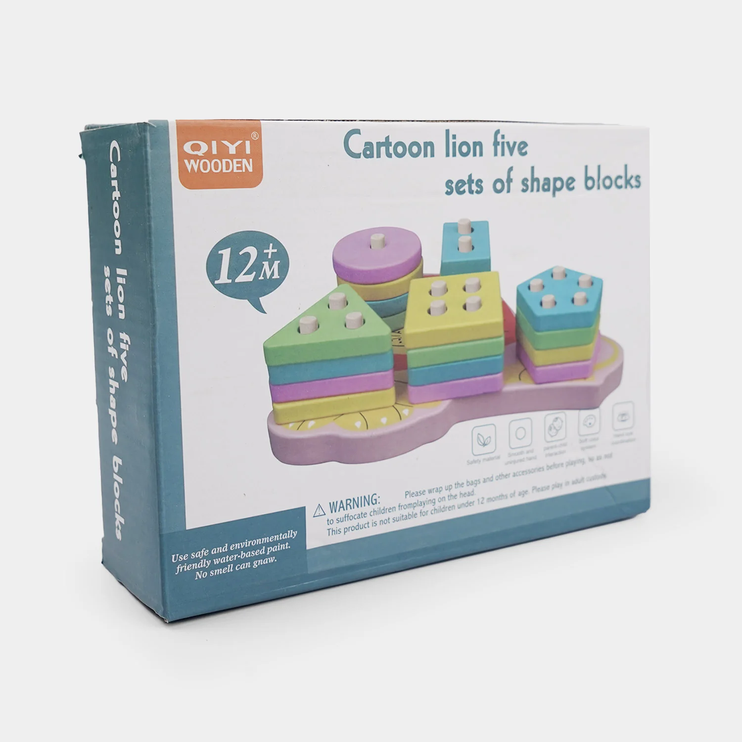 Wooden Toy Shape Blocks Pairing Educational Toy - Image 3