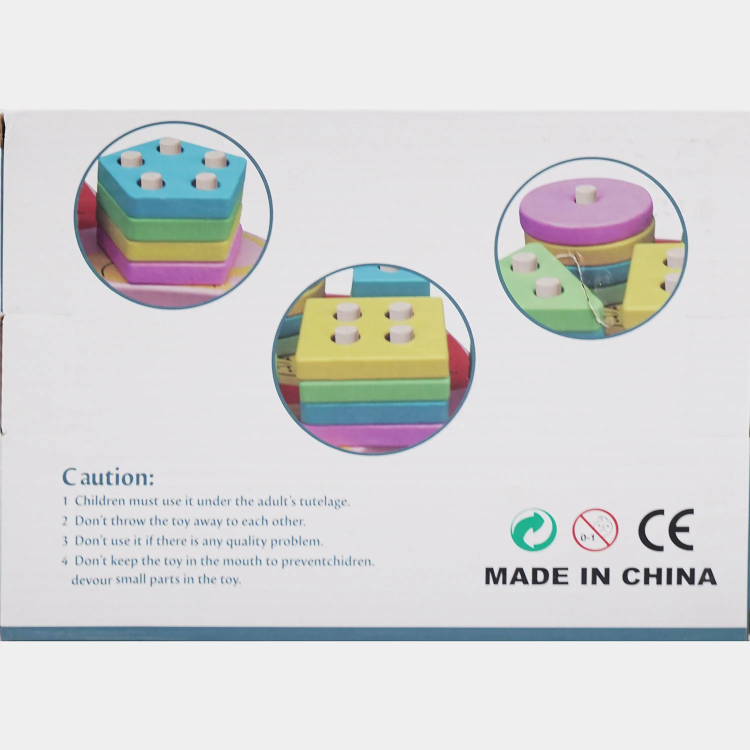 Wooden Toy Shape Blocks Pairing Educational Toy - Image 5