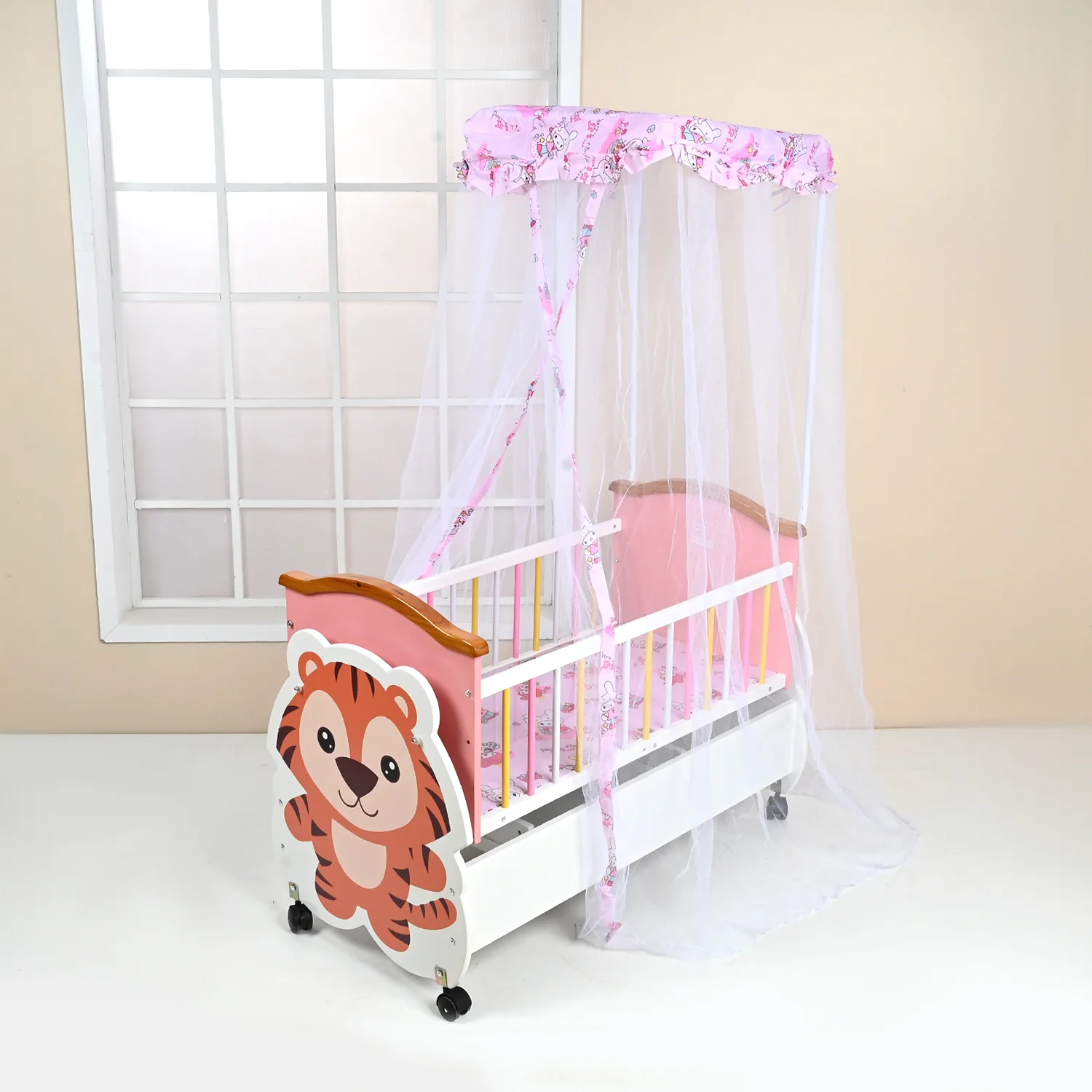 Baby Wooden Swing Cradle | AK003-2 - Image 3