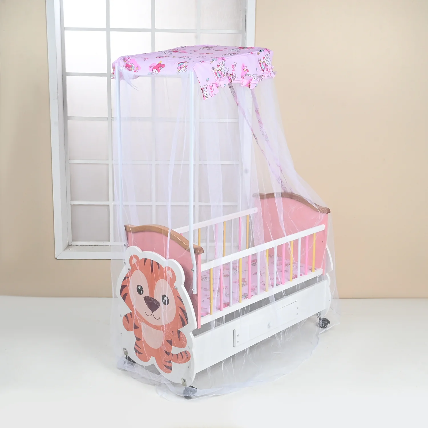 Baby Wooden Swing Cradle | AK003-2 - Image 5