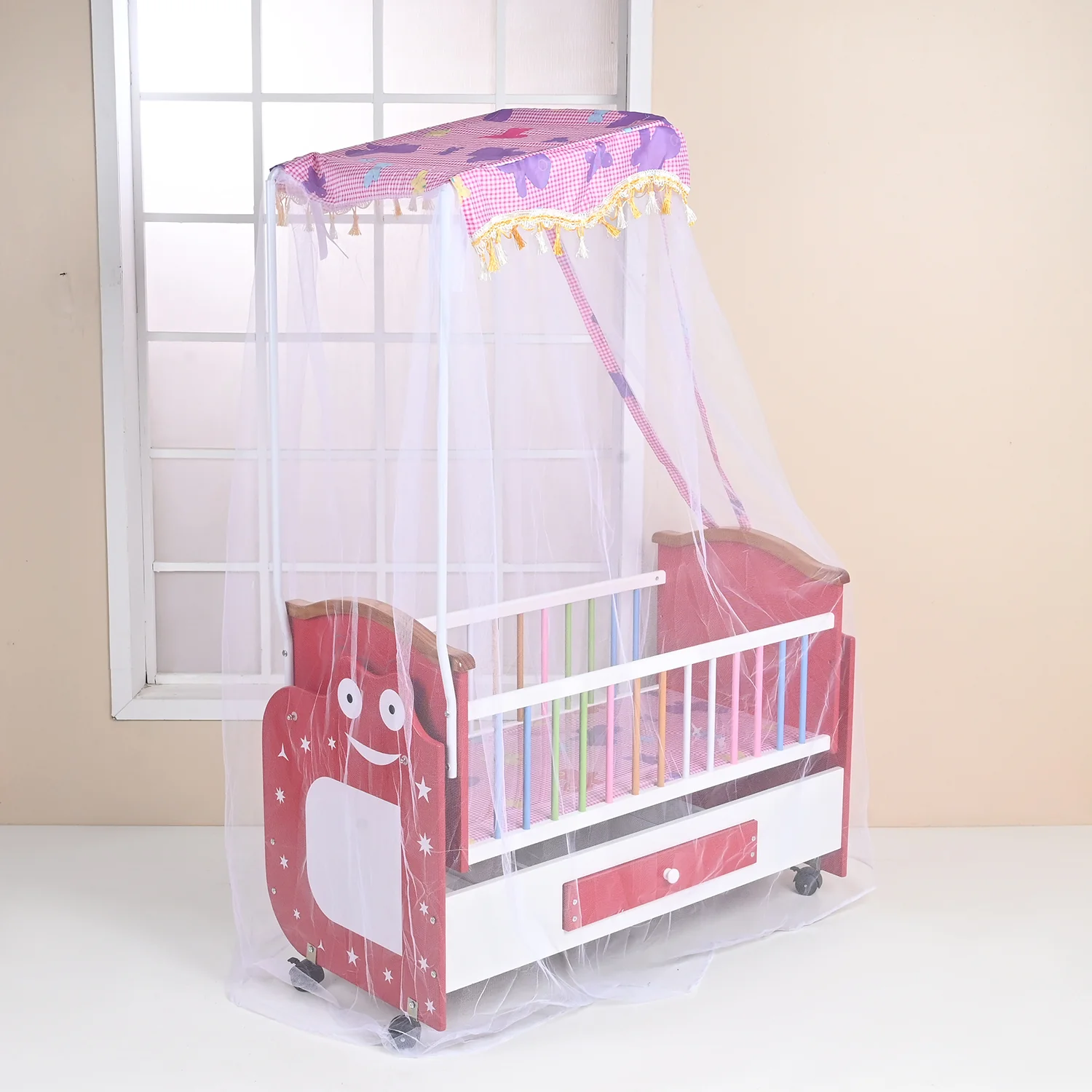 Baby Wooden Swing Cradle | AK006-2 - Image 3