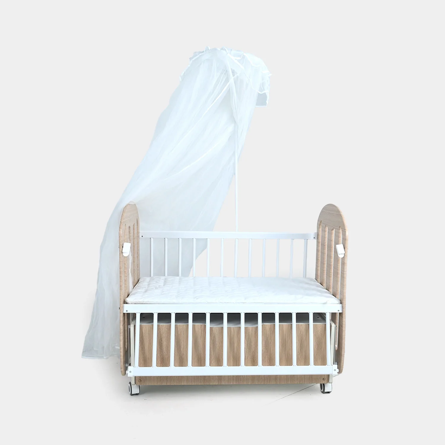 Baby Wooden Swing Cradle | P270 Brown - Image 2