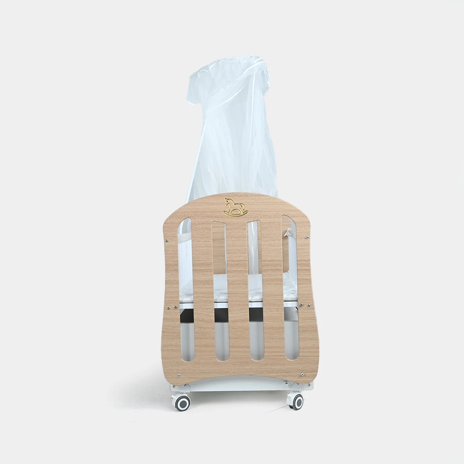Baby Wooden Swing Cradle | P270 Brown - Image 7