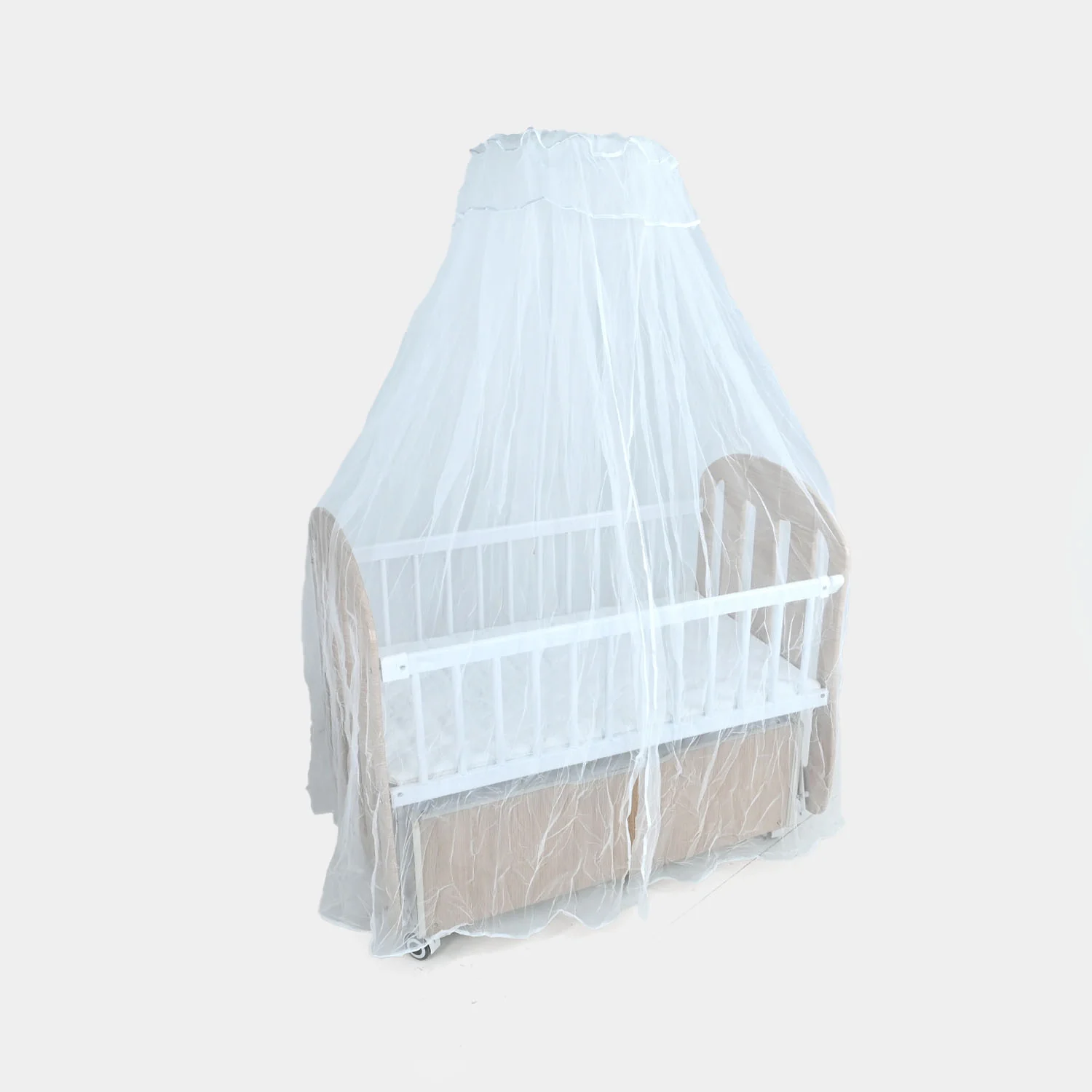 Baby Wooden Swing Cradle | P270 Brown - Image 8