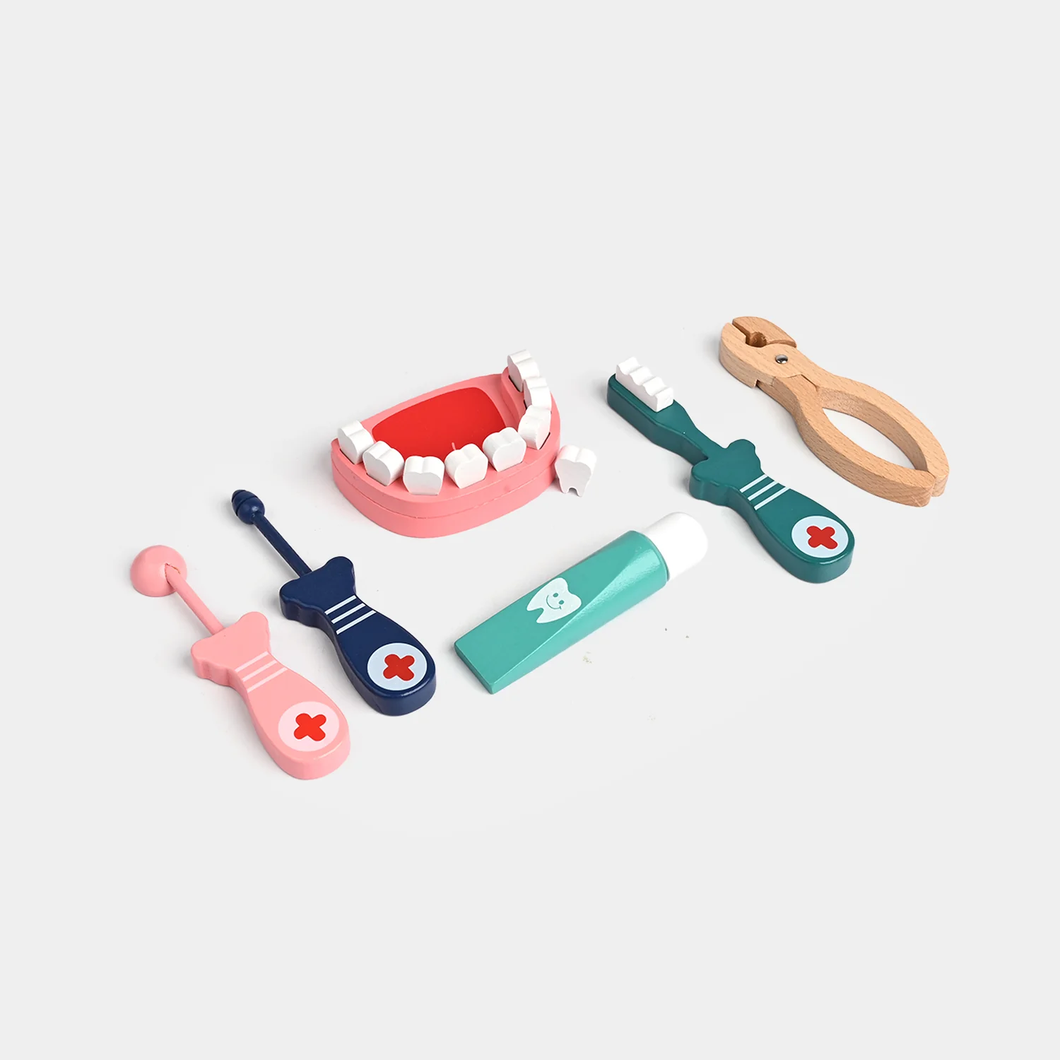 Wooden Toy Dentist Set - Image 4