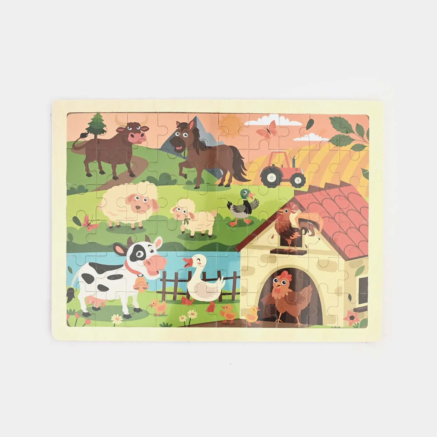 Wooden Puzzle Sheet | Puzzles 60Pcs