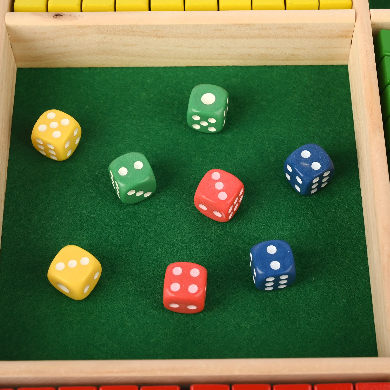 Multi Sided Dice Number Wooden Family Board Game - Image 2