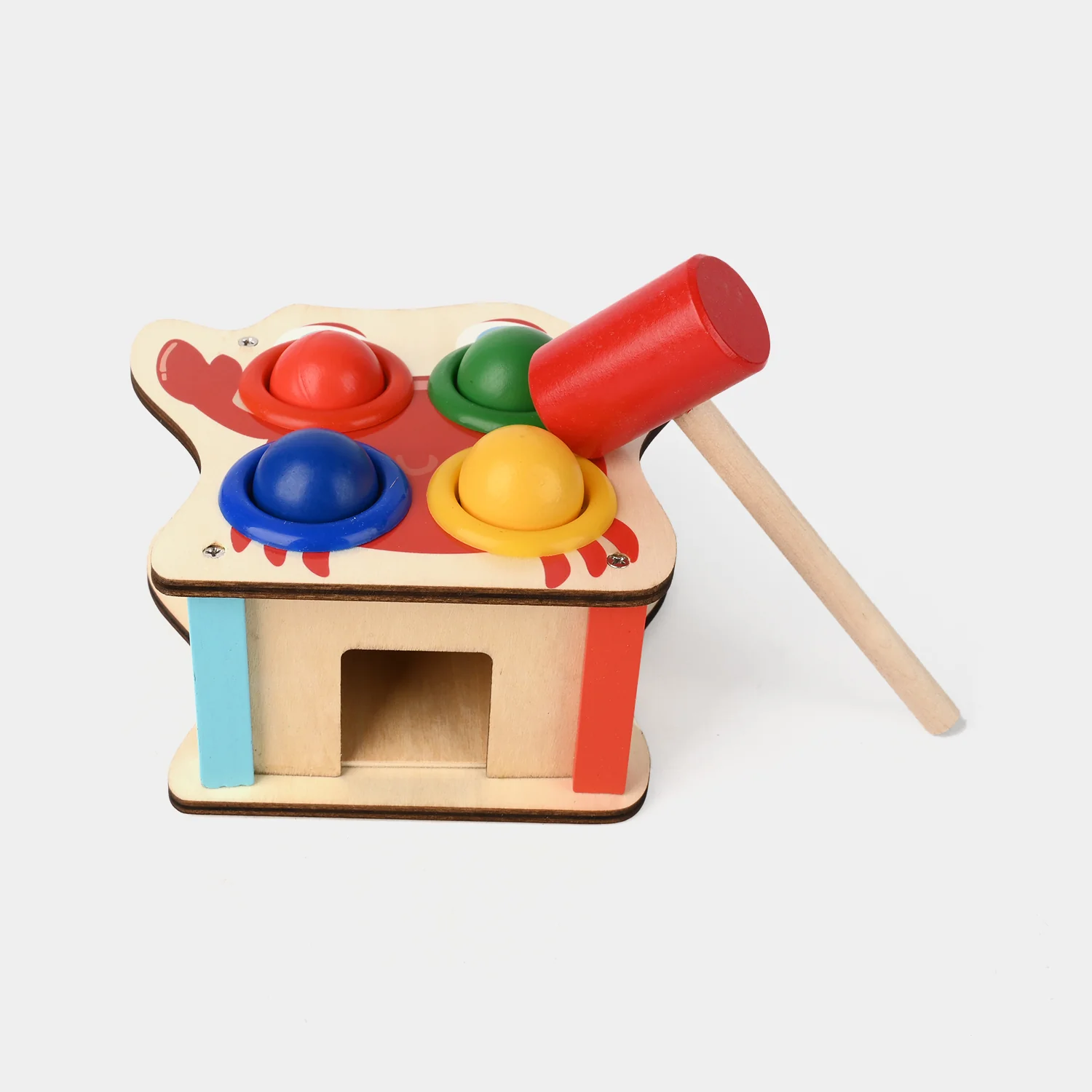 Wooden Color Matching Knock the Ball with Hammer - Image 5