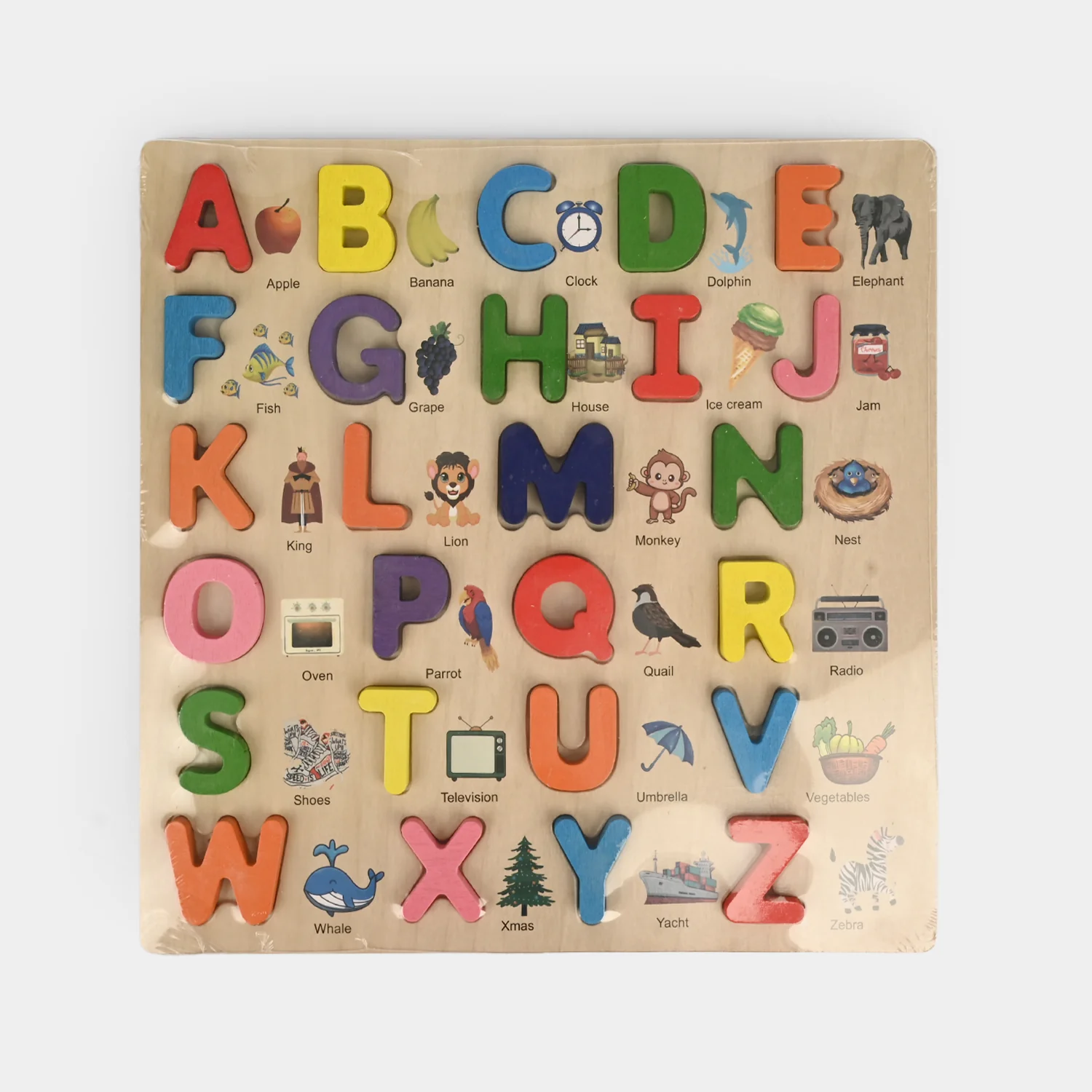Wooden Educational Puzzle Sheet