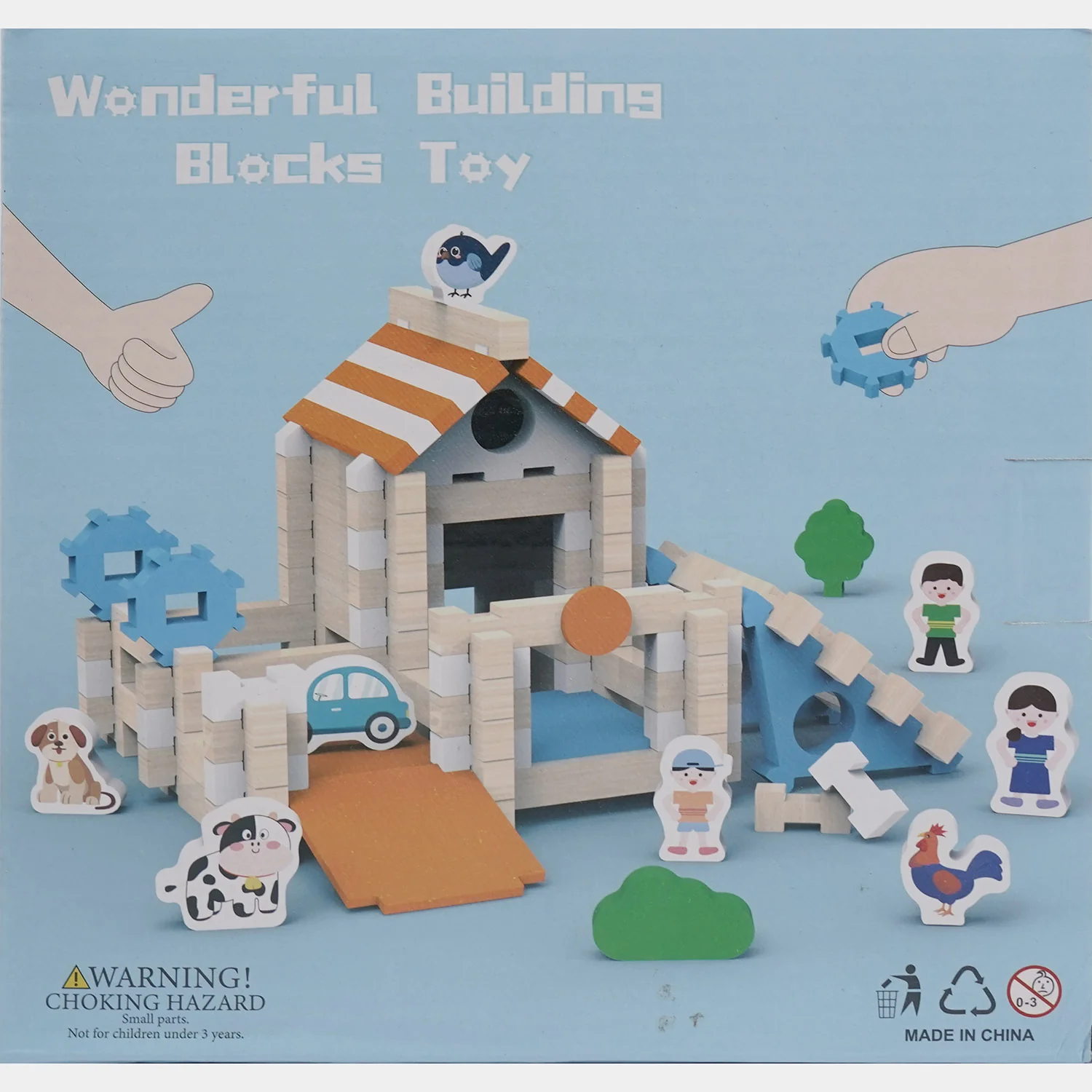 Wooden Wonderful Building Blocks for Kids - Image 5