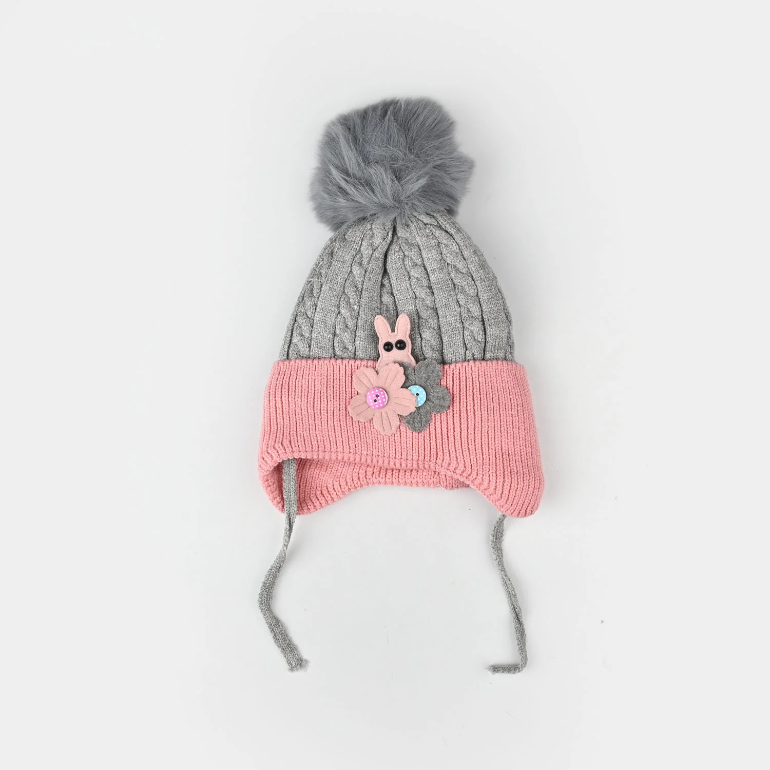 Baby Fancy Winter Woolen Cap | 12-18M - Image 3