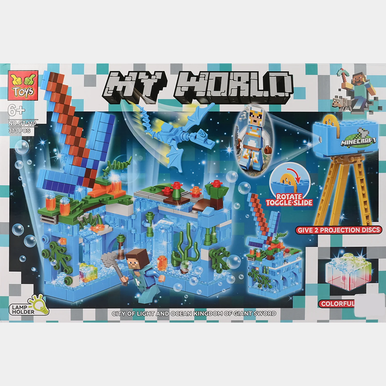 My World Building Blocks Set | 373PCs - Image 3