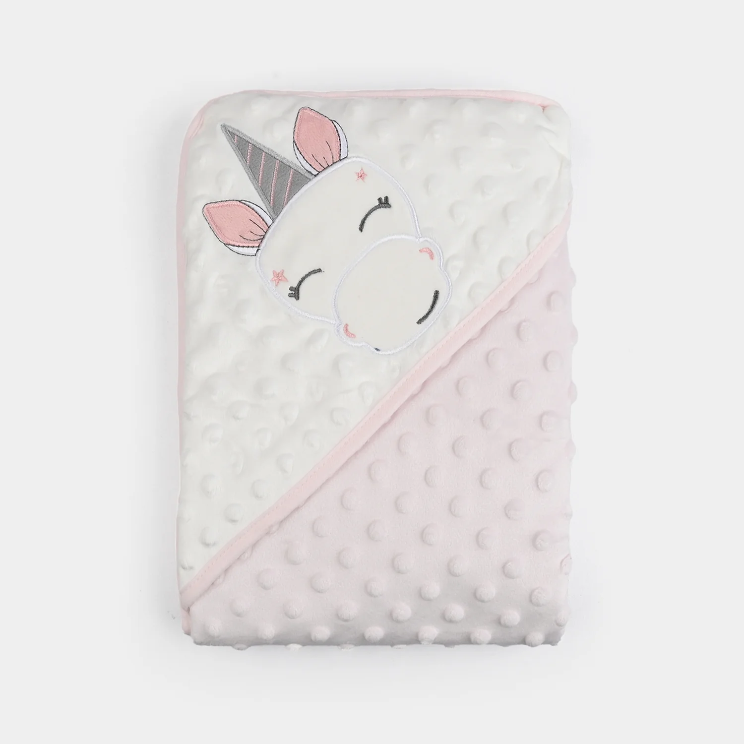Infant Baby Minky Dot Wrapping Sheet | 0M+ - Image 3