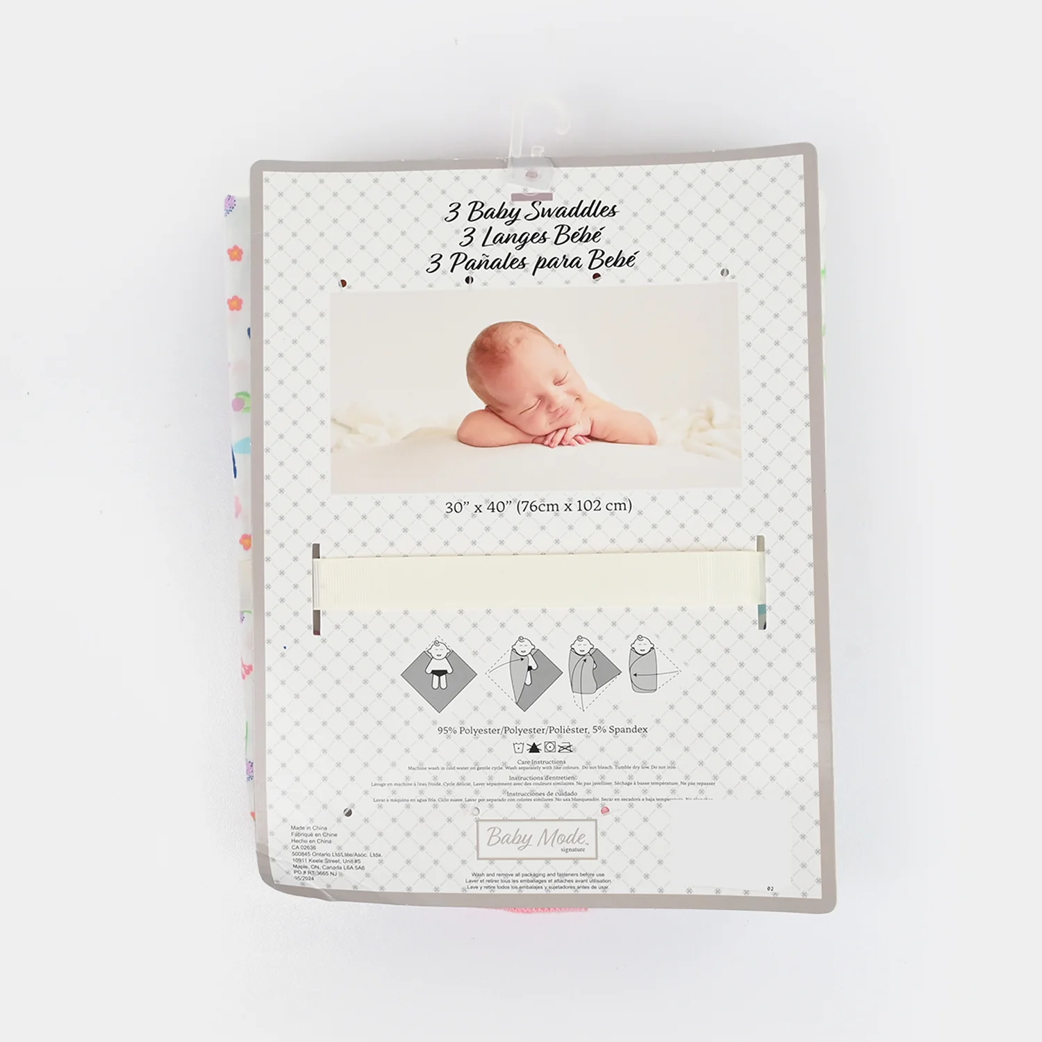 Premium Baby Wrapping Sheet - Pack of 3 - Image 3