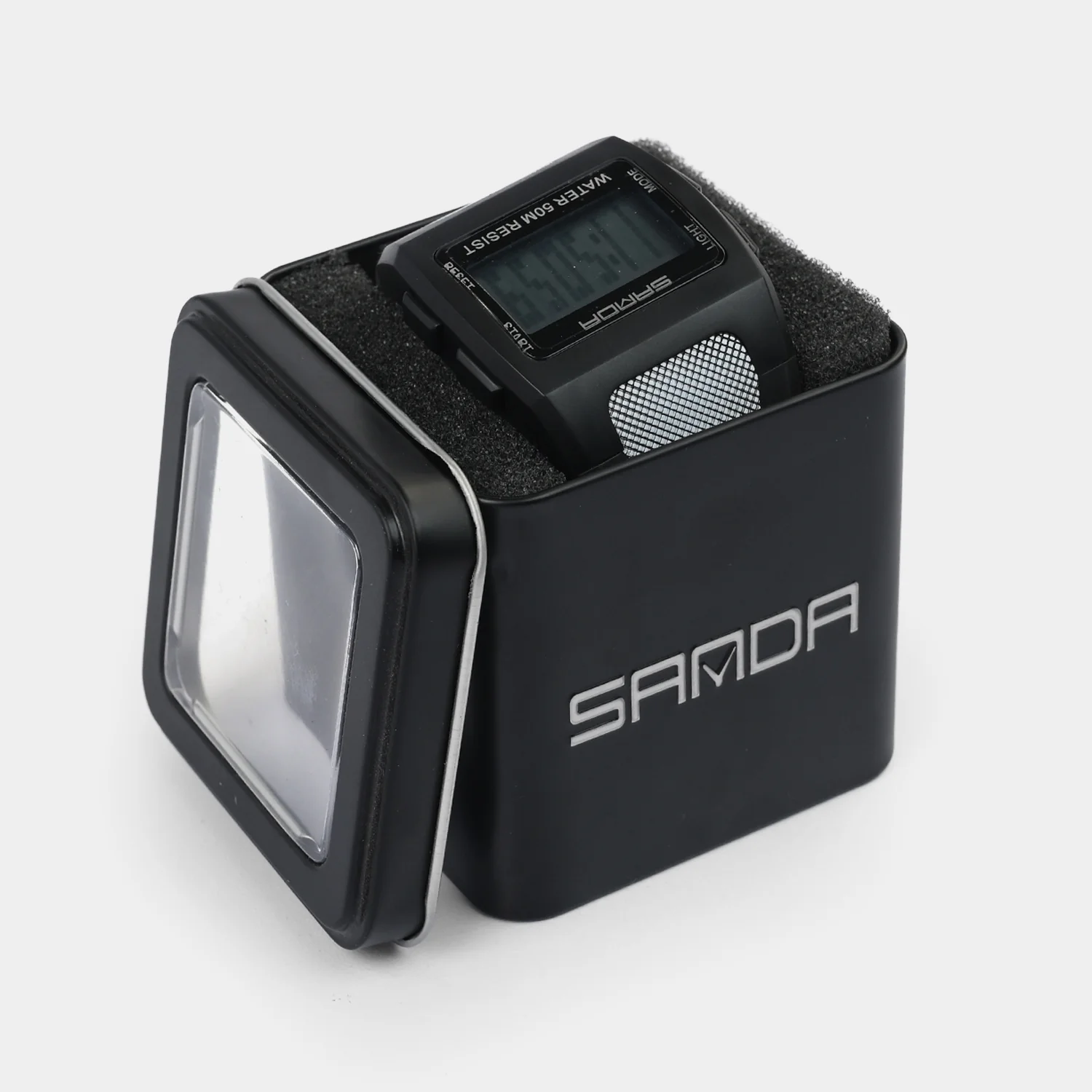 Square Digital Display Sports Wrist Watch - Image 7