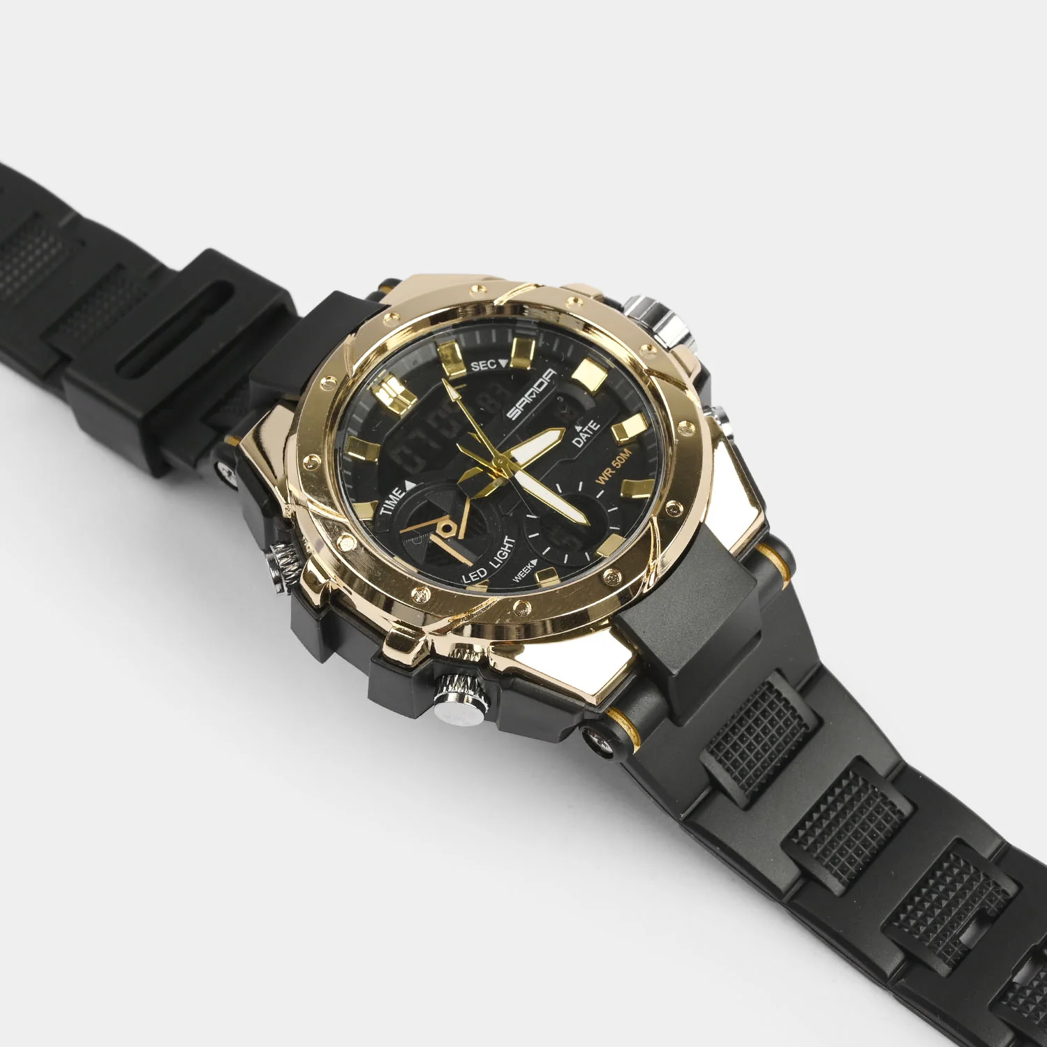 Multi-Function Dual-Display Chrono Premium Wrist Watch - Image 5