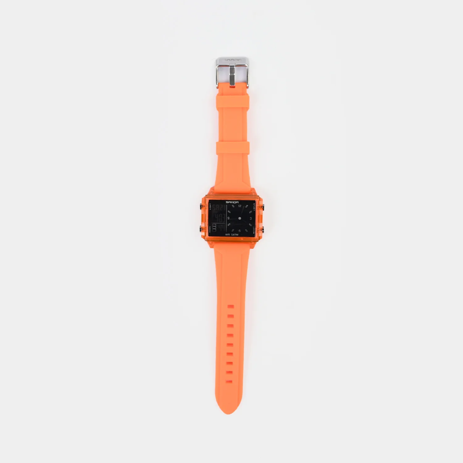 Square Dual-Display Wrist Watch - Image 2