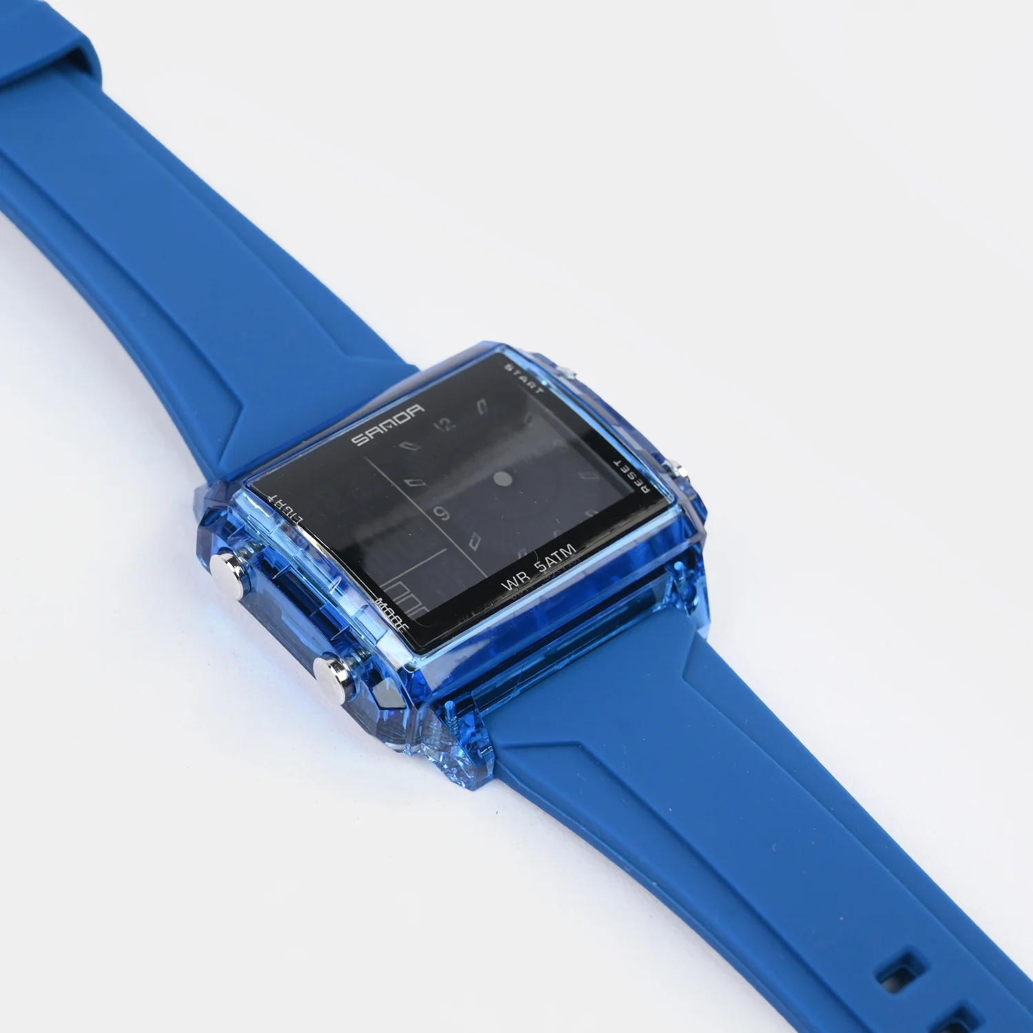 Square Dual-Display Wrist Watch - Image 5