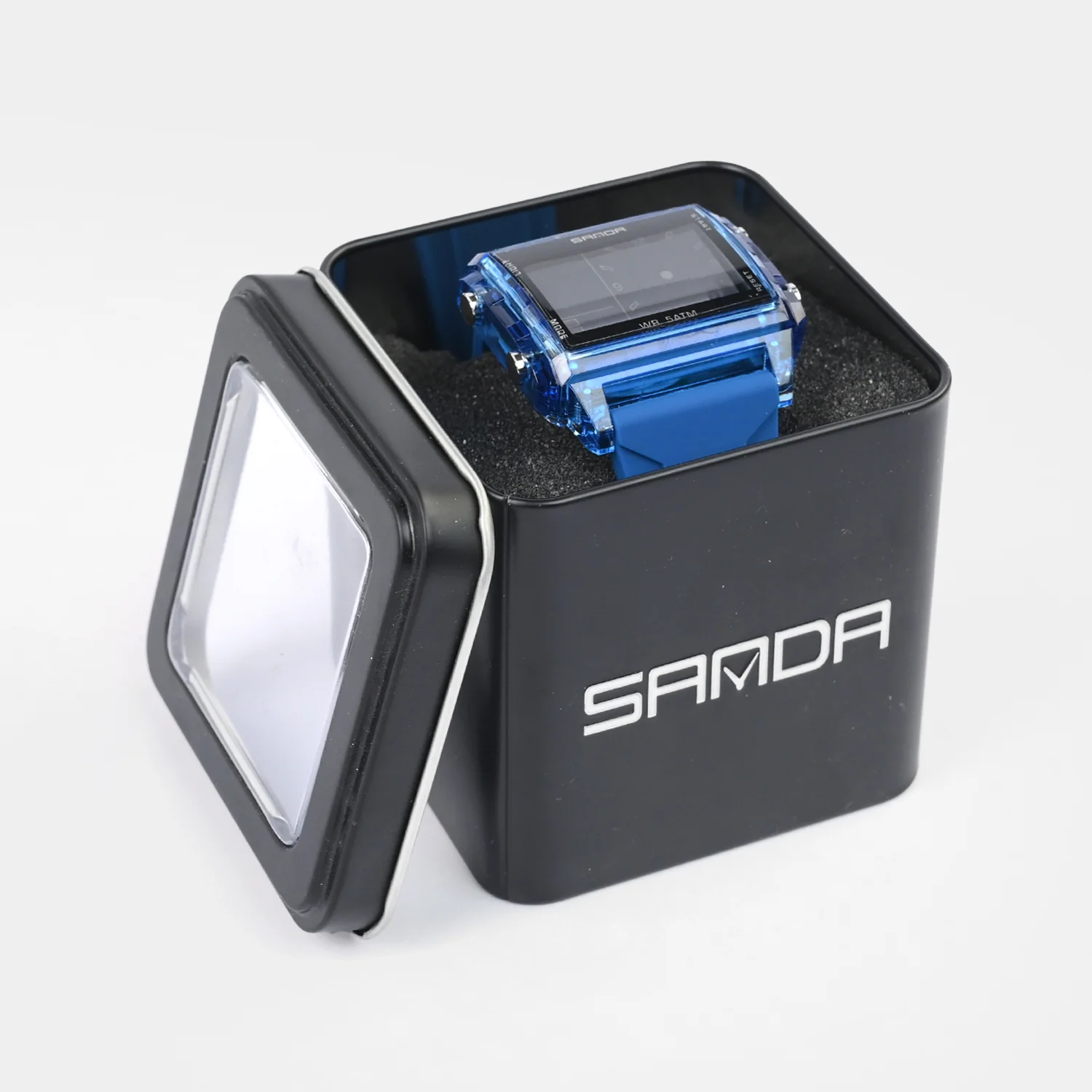 Square Dual-Display Wrist Watch - Image 6
