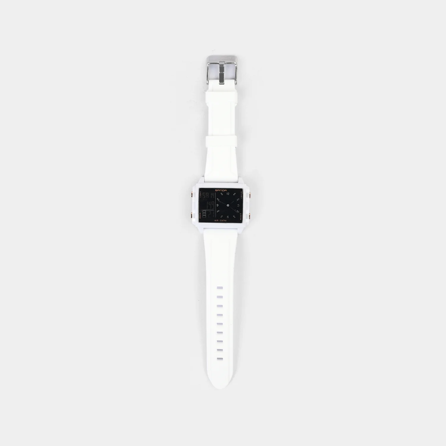 Square Dual-Display Wrist Watch - Image 2