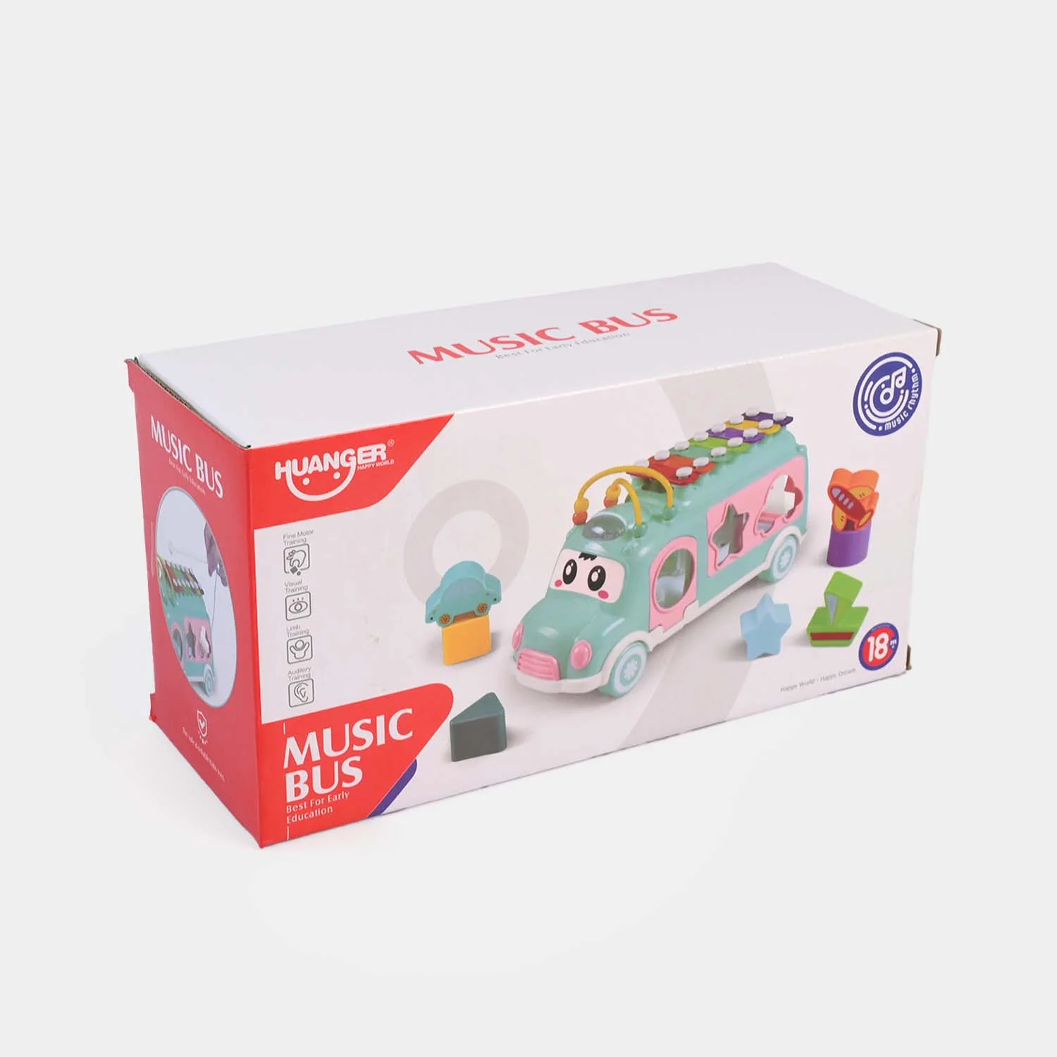Musical Xylophone Bus with Sorting Shapes - Image 3