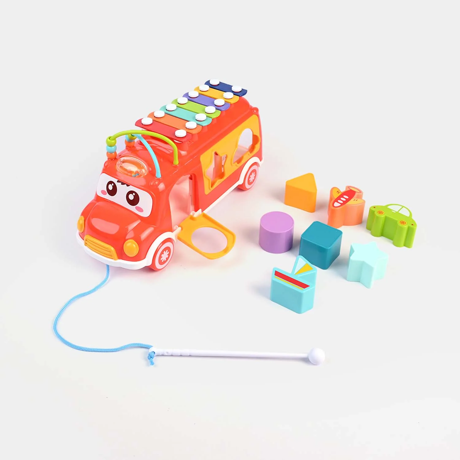 Musical Xylophone Bus with Sorting Shapes