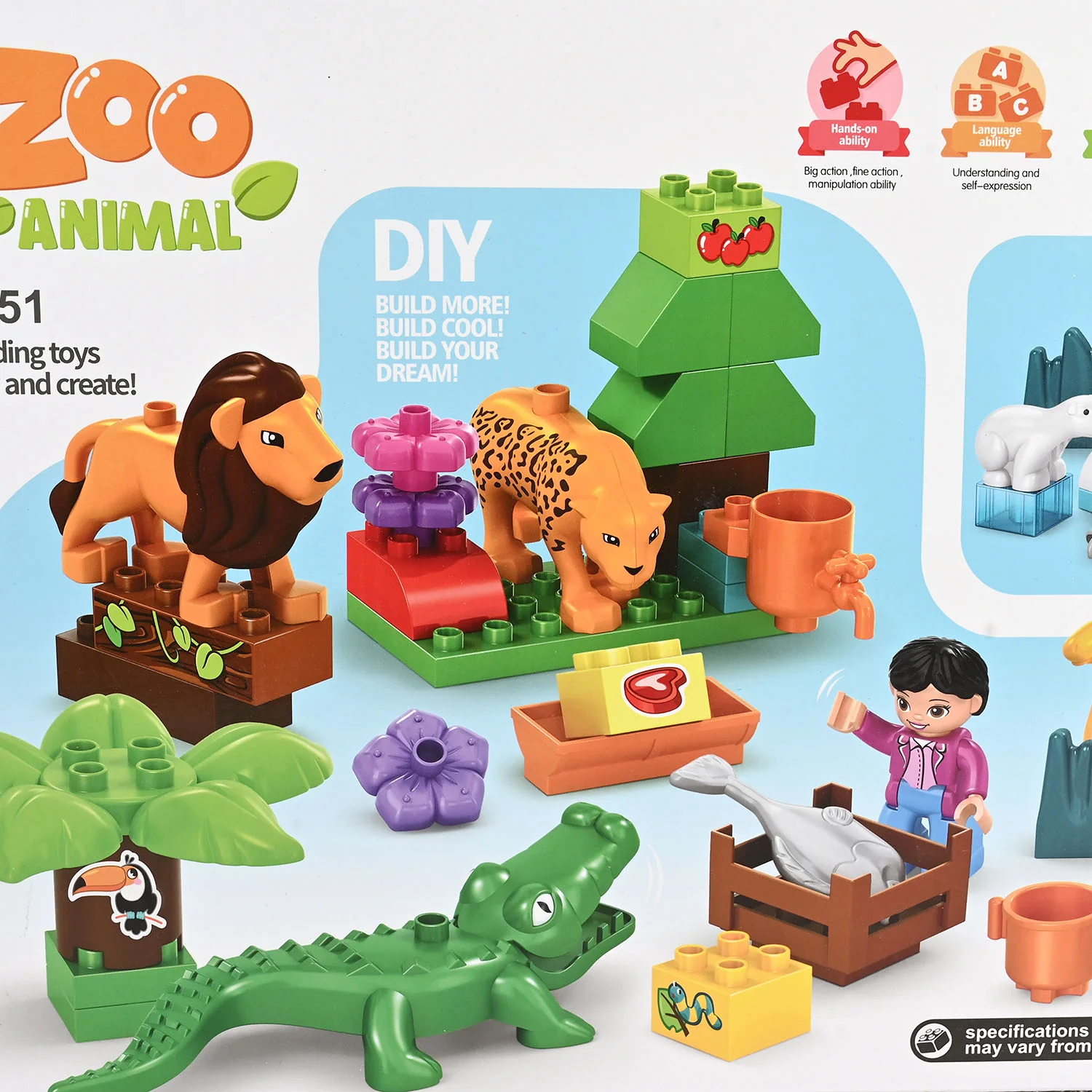 Interlocking Building Blocks Set - Image 2